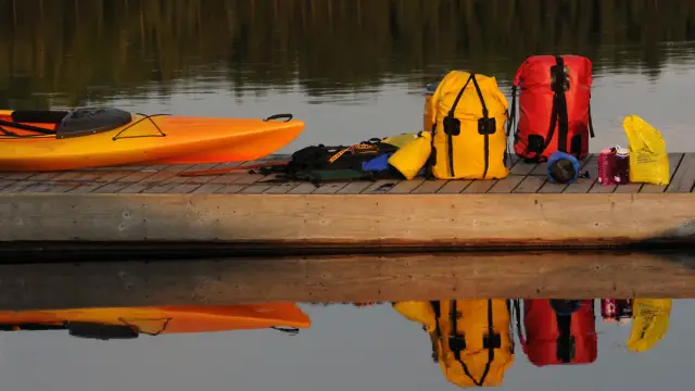 kayak sur lac Algonquin