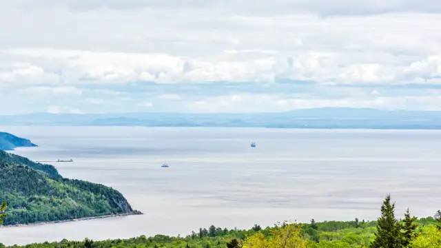 La Baie Saint-Paul dans la région de Charlevoix au Canada