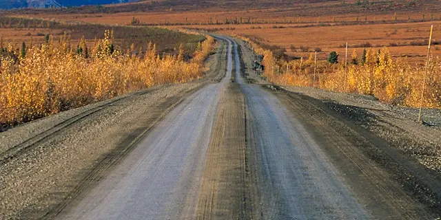 Route de Dempster au Canada