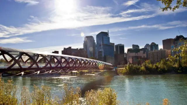 Pont de Calgary au Canada