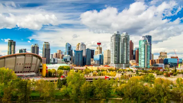 Ville de Calgary au Canada