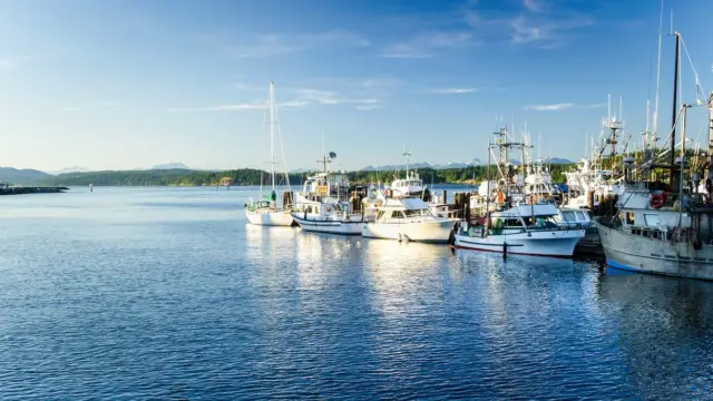 Port de Campbell River au Canada