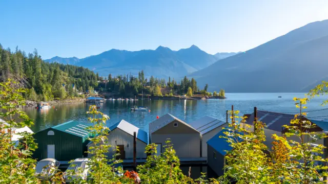 Village de Kaslo au Canada