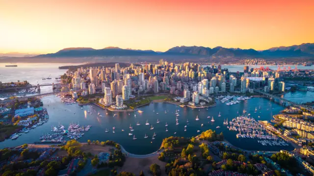 Ville de Vancouver au Canada