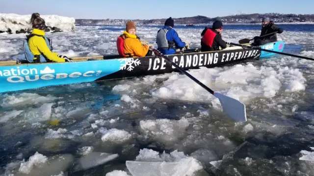 canot à glace Canada