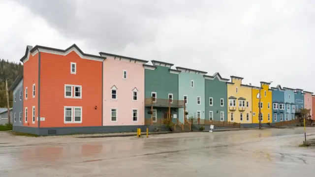 Ville de Dawson au Canada