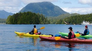 Voyage en famille dans l'Ouest du Canada, en kayac
