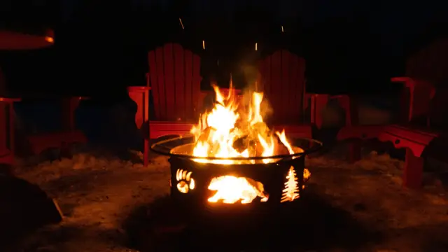 Feu de camp au Canada