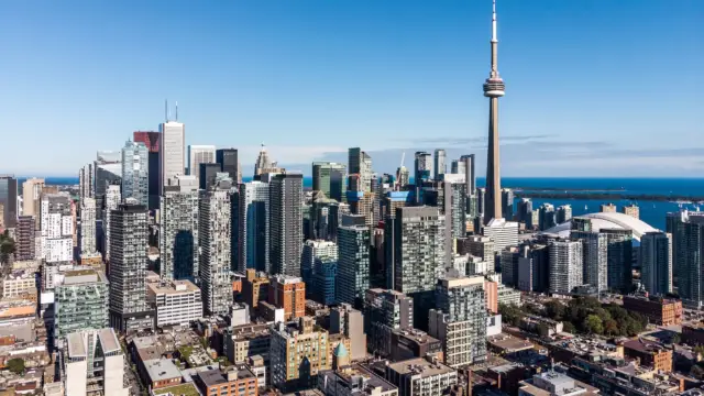 Quartier financier de Toronto au Canada