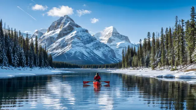 canot à glace Canada