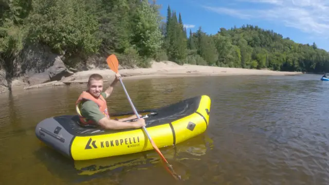 Packraft dans Les Laurentides