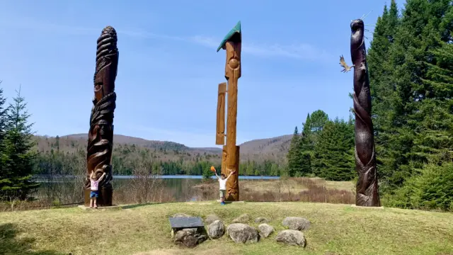 Les Laurentides … de haut en bas
