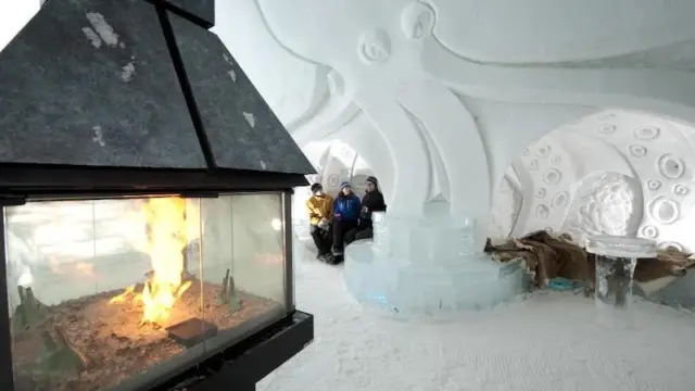 Hôtel de glace au canada comme hébergement insolite