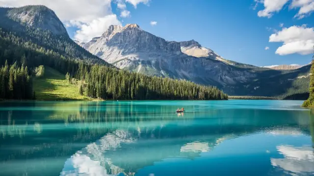 Le Lac Emeraude au Canada