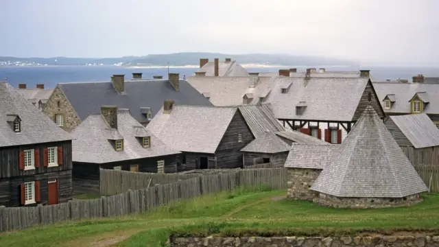 Ville de Louisbourg au Canada