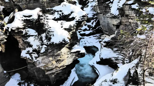 Les rocheuses en hiver