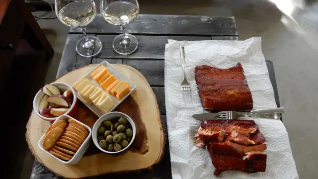 Salmon fumé à Terre-Neuve au Canada
