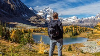 Lac Kananaskis au Canada