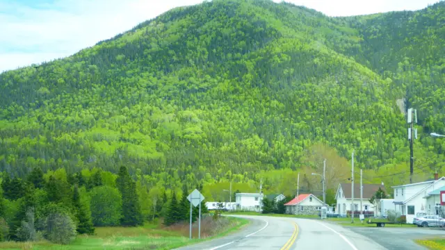 Route de Percé au Canada