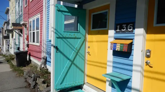 Maisons colorées de st John's