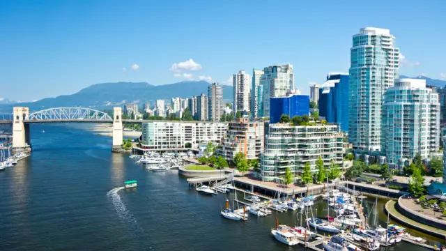 Ville de Vancouver au Canada