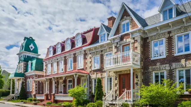 Le quartier du Vieux-Levis à Québec au Canada