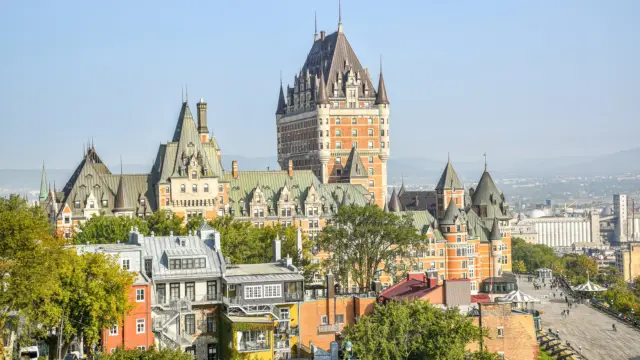 Chateau de Frontenac au Québec au Canada