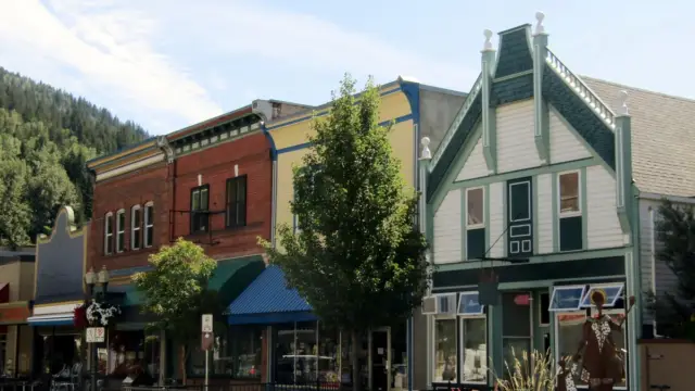 Ville de revelstoke au canada