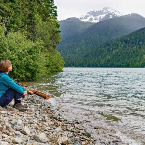 Voyage à vélo, à pied, en train <br><b>du Pacifique aux Rocheuses</b>