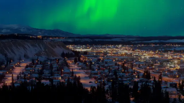 Whitehorse Aurores boréales au canada